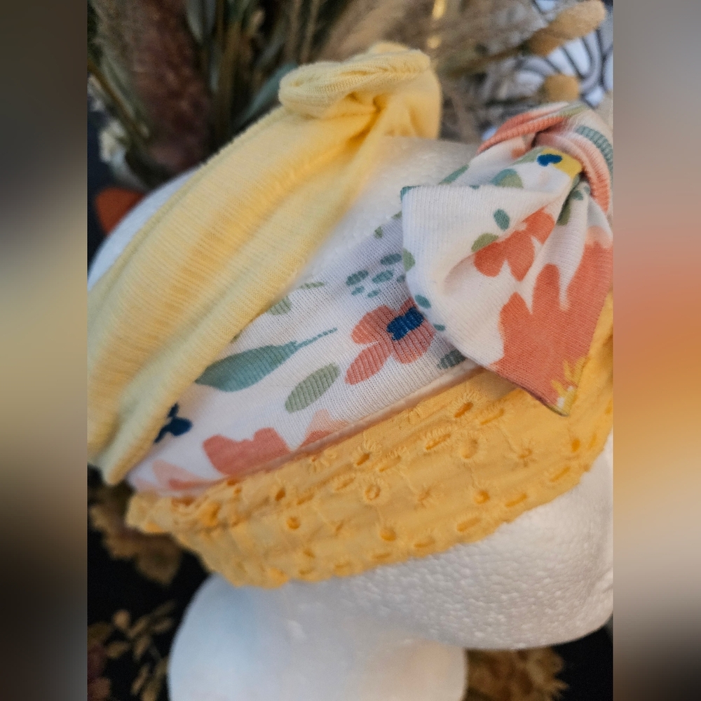 Yellow headband 3pc BUNDLE for Baby - Picture 3 of 7